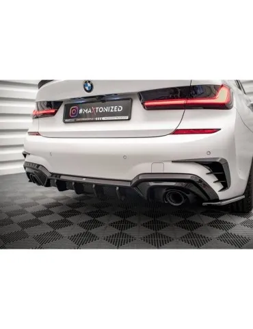 Diffuseur Arrière Complet BMW 3 M-Pack G20 / G21 (Convient aux voitures avec barre d'attelage) - Maxton