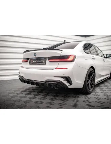Diffuseur Arrière Complet BMW 3 M-Pack G20 / G21 (Convient aux voitures avec barre d'attelage) - Maxton