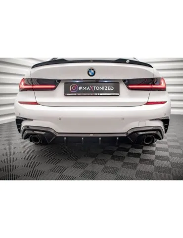 Diffuseur Arrière Complet BMW 3 M-Pack G20 / G21 (Convient aux voitures avec barre d'attelage) - Maxton