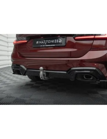 Diffuseur Arrière Complet BMW 3 M-Pack G20 / G21 (Convient aux voitures avec barre d'attelage) - Maxton