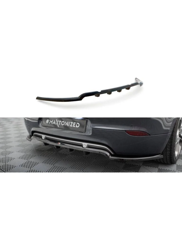Diffuseur central Arrière (avec une barre verticale) Renault Megane GT MK3 Facelift - Maxton