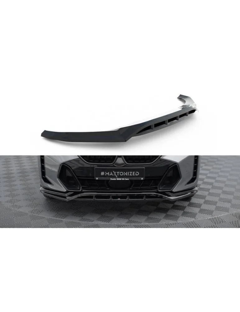 Lame de Pare-chocs Avant V.1 BMW X6 M-Pack G06 Facelift - Maxton