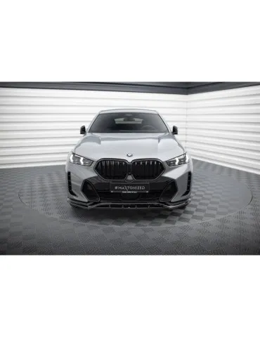 Lame de Pare-chocs Avant V.1 BMW X6 M-Pack G06 Facelift - Maxton