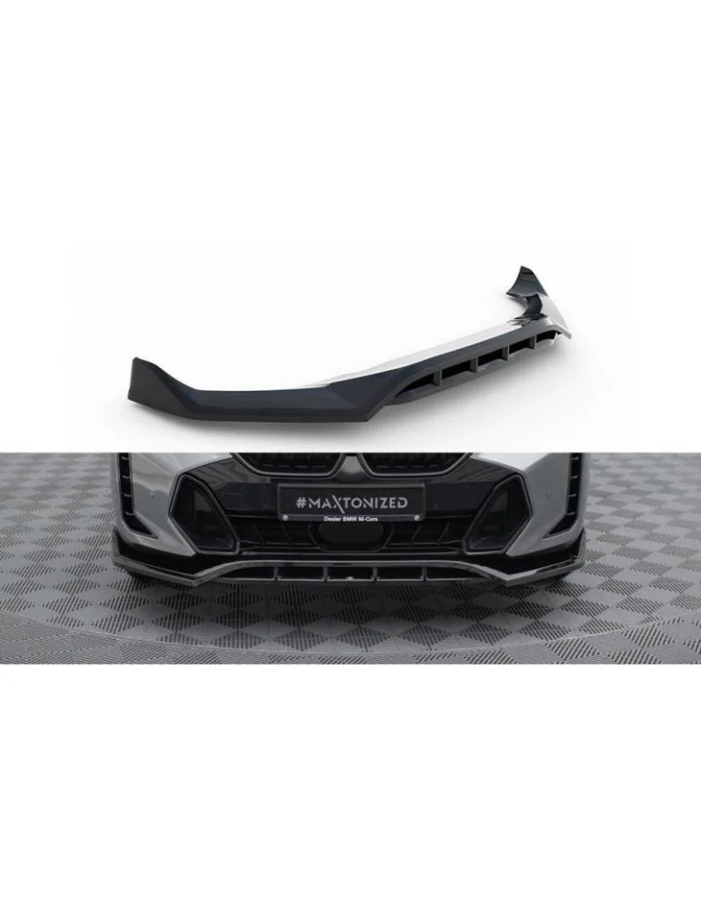 Lame de Pare-chocs Avant V.2 BMW X6 M-Pack G06 Facelift - Maxton