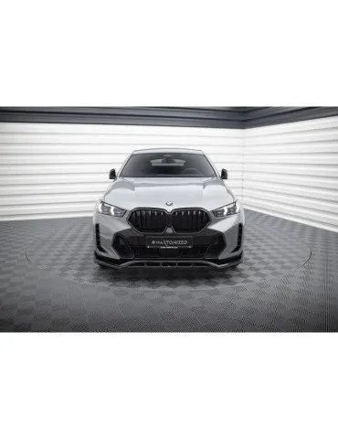 Lame de Pare-chocs Avant V.2 BMW X6 M-Pack G06 Facelift - Maxton