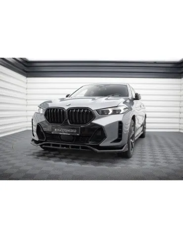 Lame de Pare-chocs Avant V.2 BMW X6 M-Pack G06 Facelift - Maxton