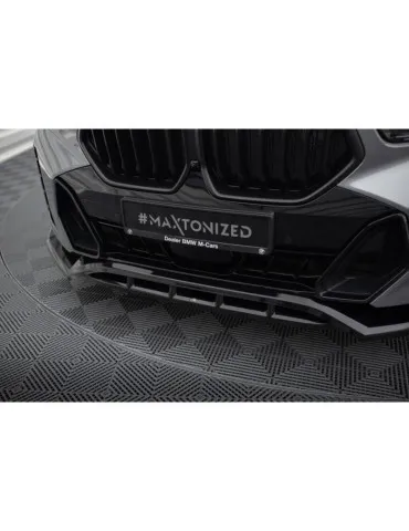 Lame de Pare-chocs Avant V.2 BMW X6 M-Pack G06 Facelift - Maxton
