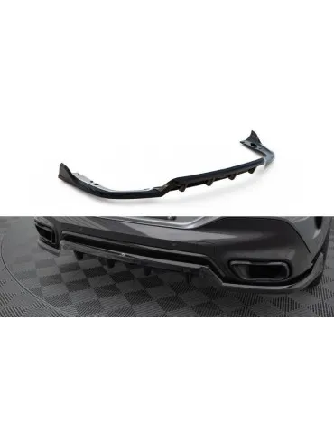 Diffuseur central Arrière (avec une barre verticale) V.2 BMW X6 M-Pack G06 Facelift - Maxton