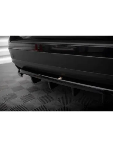 Diffuseur central Arrière (avec une barre verticale) VOLKSWAGEN Touareg MK2 - Maxton