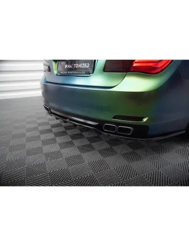Diffuseur central Arrière (avec une barre verticale) BMW 7 F01 - Maxton