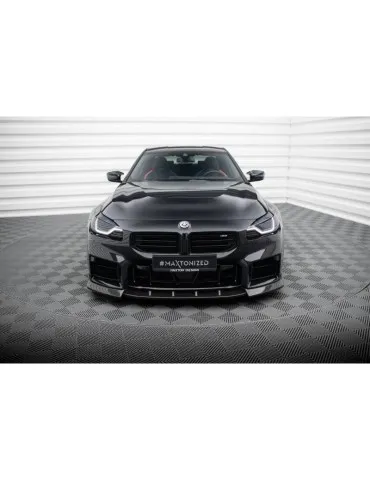 Fibre de carbone Lame de Pare-chocs Avant V.2 BMW M2 G87 - Maxton