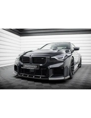 Fibre de carbone Lame de Pare-chocs Avant V.2 BMW M2 G87 - Maxton
