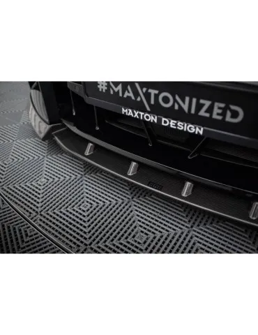 Fibre de carbone Lame de Pare-chocs Avant V.2 BMW M2 G87 - Maxton