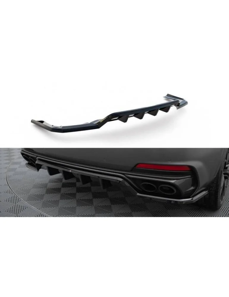 Diffuseur central Arrière (avec une barre verticale) Maserati Levante Trofeo MK1 - Maxton