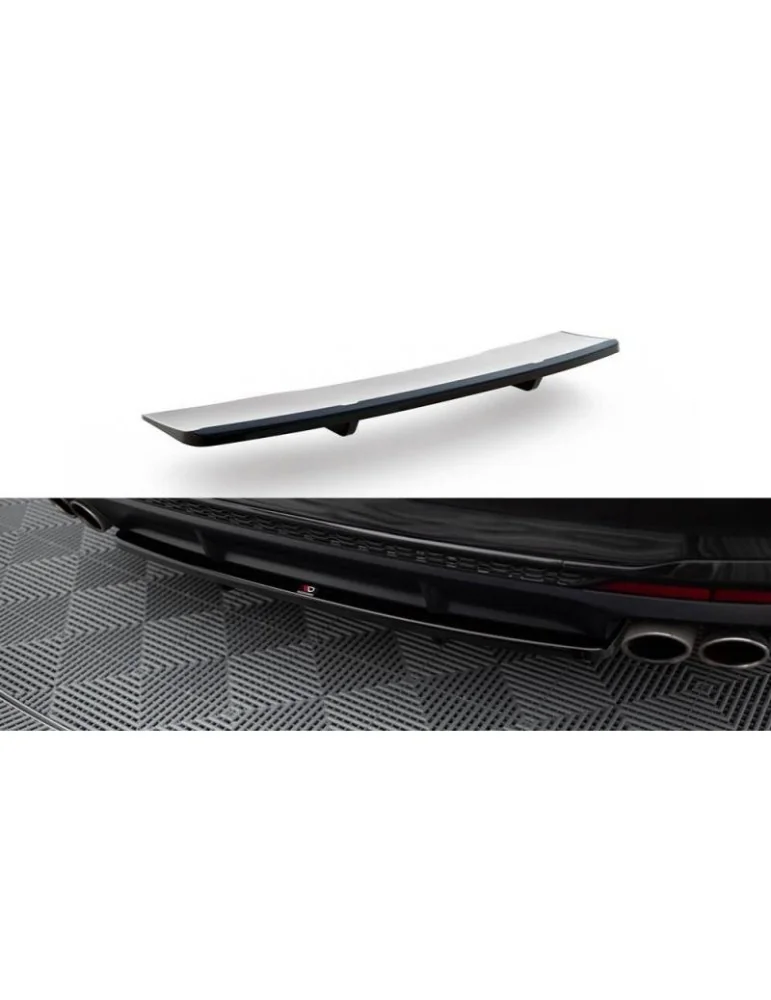 Diffuseur central Arrière (avec une barre verticale) AUDI S4 B9 Facelift - Maxton