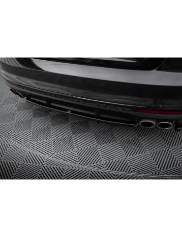 Diffuseur central Arrière (avec une barre verticale) AUDI S4 B9 Facelift - Maxton