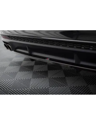 Diffuseur central Arrière (avec une barre verticale) AUDI S4 B9 Facelift - Maxton