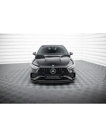 Lame de Pare-chocs Avant MERCEDES-AMG A35 W177 Facelift - Maxton