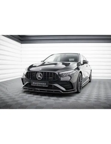 Lame de Pare-chocs Avant MERCEDES-AMG A35 W177 Facelift - Maxton