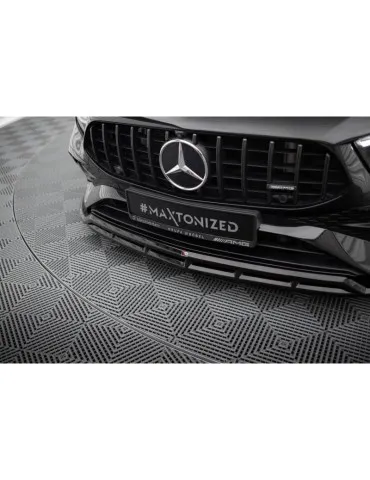 Lame de Pare-chocs Avant MERCEDES-AMG A35 W177 Facelift - Maxton