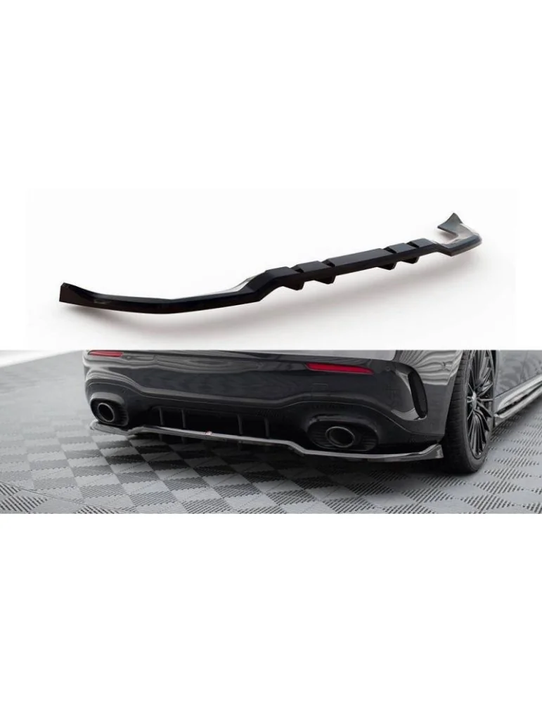 Diffuseur central Arrière (avec une barre verticale) MERCEDES-AMG A35 Hatchback W177 - Maxton