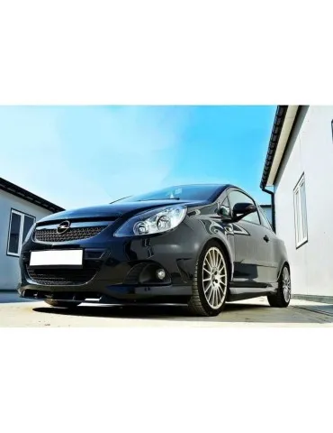 Lame de Pare-chocs Avant OPEL CORSA D NURBURG (Pour OPC / VXR Pare-chocs) - Maxton