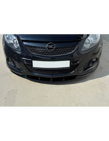 Lame de Pare-chocs Avant OPEL CORSA D NURBURG (Pour OPC / VXR Pare-chocs) - Maxton