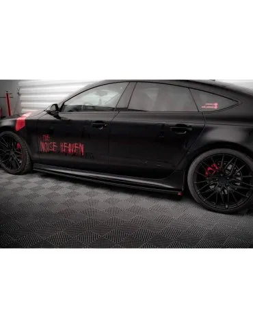 Extension / Rajout de Bas de caisse AUDI A7 S-LINE C7 - Maxton