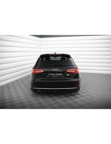 Lame de pare-chocs Latérales Arrière AUDI A3 Sportback 8V Facelift - Maxton