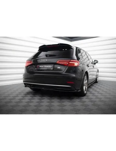 Lame de pare-chocs Latérales Arrière AUDI A3 Sportback 8V Facelift - Maxton