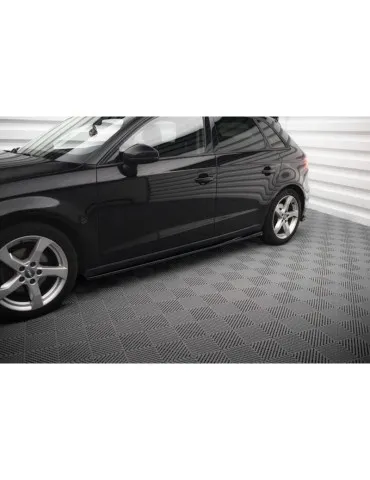 Extension / Rajout de Bas de caisse AUDI A3 Sportback 8V Facelift - Maxton