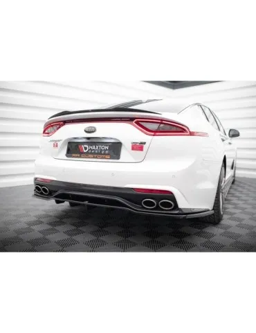 Diffuseur central Arrière (avec une barre verticale) KIA STINGER GT-Line MK1 - Maxton