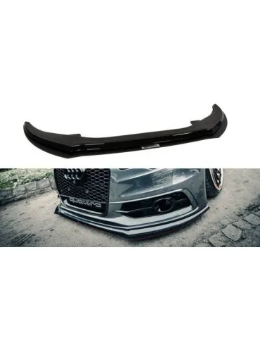 Lame de Pare-chocs sport Avant AUDI A6 C7 S-LINE 2 SplitterS 1 JEU ABS - Maxton
