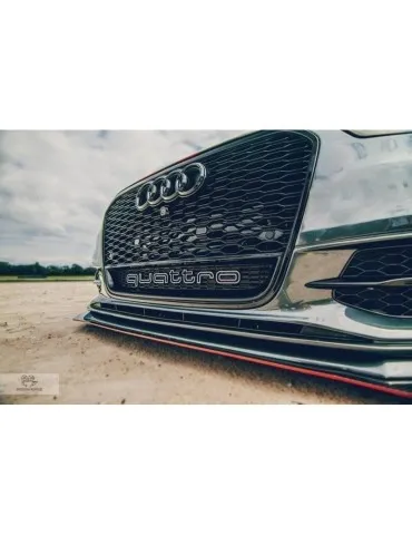 Lame de Pare-chocs sport Avant AUDI A6 C7 S-LINE 2 SplitterS 1 JEU ABS - Maxton