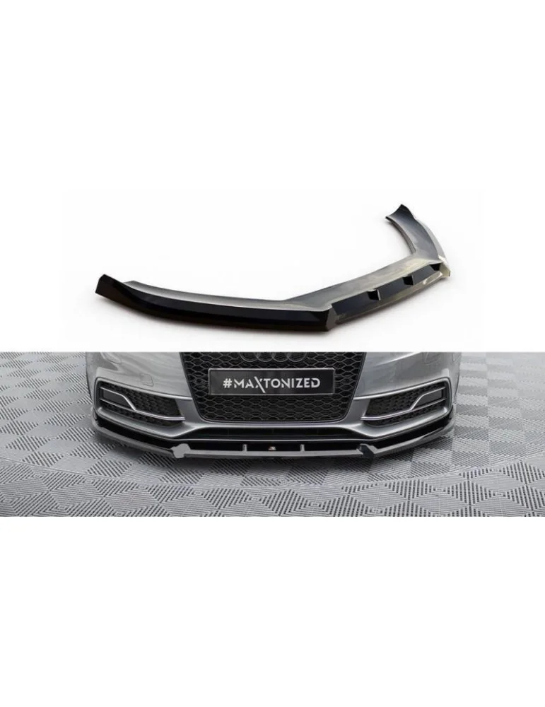 Lame de Pare-chocs Avant V.3 AUDI S5 / A5 S-LINE Coupe / Sportback 8T Facelift - Maxton