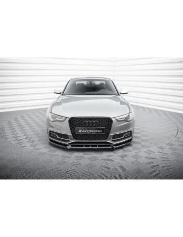 Lame de Pare-chocs Avant V.3 AUDI S5 / A5 S-LINE Coupe / Sportback 8T Facelift - Maxton