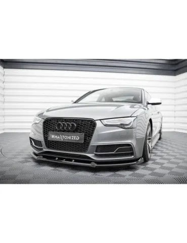 Lame de Pare-chocs Avant V.3 AUDI S5 / A5 S-LINE Coupe / Sportback 8T Facelift - Maxton