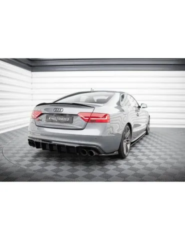 Lame de pare-chocs Latérales Arrière V.2 AUDI S5 Coupe 8T Facelift - Maxton
