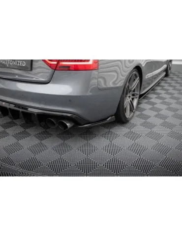 Lame de pare-chocs Latérales Arrière V.2 AUDI S5 Coupe 8T Facelift - Maxton