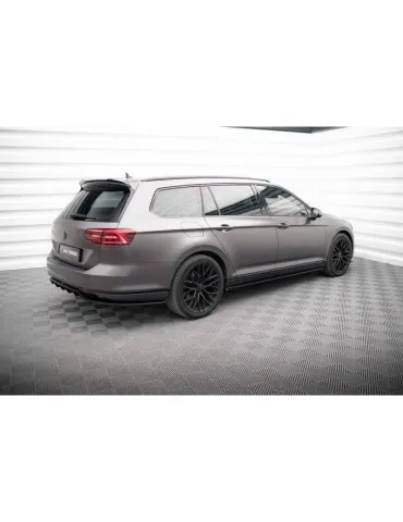 Diffuseur central Arrière (avec une barre verticale) VOLKSWAGEN PASSAT R-Line B8 - Maxton