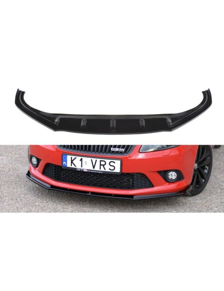 Lame de Pare-chocs Avant / Splitter SKODA FABIA MK2 RS - Maxton