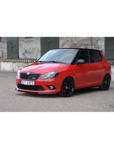 Lame de Pare-chocs Avant / Splitter SKODA FABIA MK2 RS - Maxton