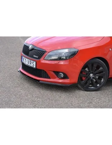 Lame de Pare-chocs Avant / Splitter SKODA FABIA MK2 RS - Maxton