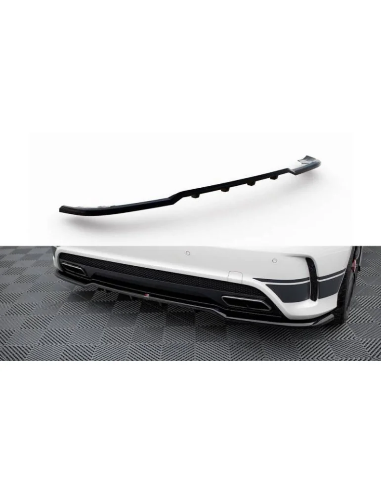 Diffuseur central Arrière (avec une barre verticale) MERCEDES-BENZ A45 AMG W176 - Maxton