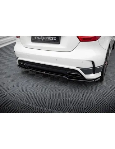 Diffuseur central Arrière (avec une barre verticale) MERCEDES-BENZ A45 AMG W176 - Maxton