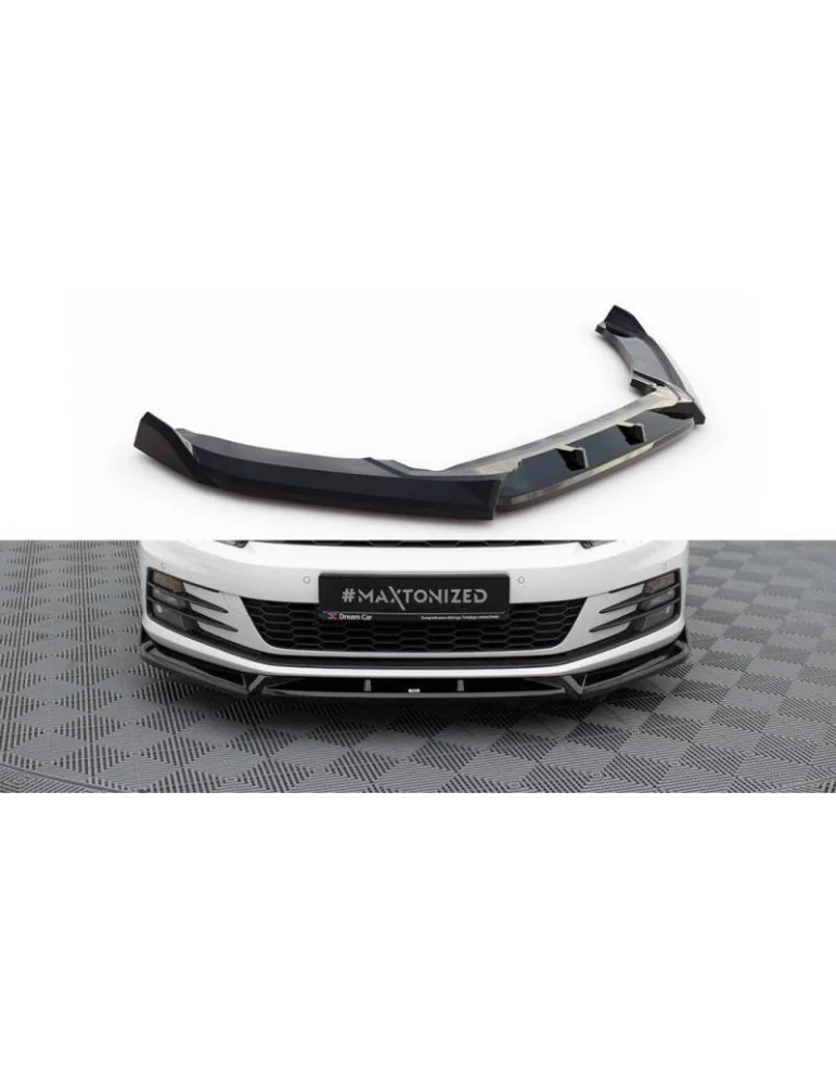 Lame de Pare-chocs Avant V.2 VOLKSWAGEN SCIROCCO MK3 Facelift - Maxton