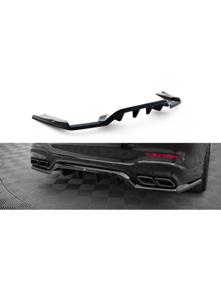 Diffuseur central Arrière (avec une barre verticale) V.1 MERCEDES-AMG GLC 63 SUV X253 - Maxton