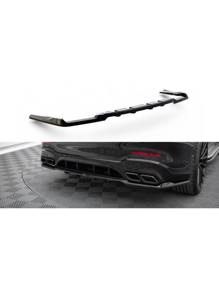 Diffuseur central Arrière (avec une barre verticale) V.2 MERCEDES-AMG GLC 63 SUV X253 - Maxton