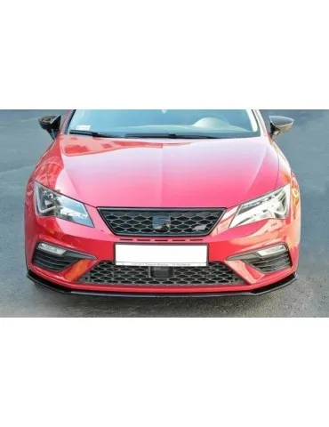 Lame de Pare-chocs Avant V.2 SEAT LEON CUPRA / FR MK3 FL - Maxton