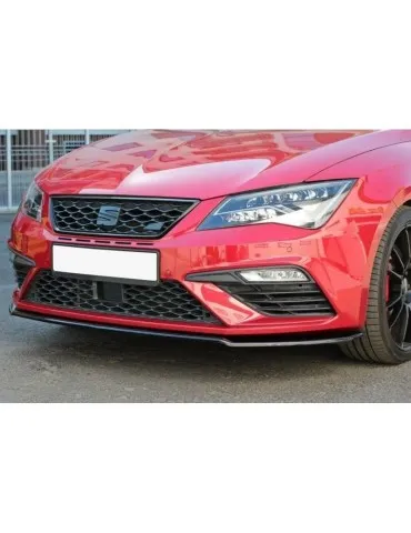 Lame de Pare-chocs Avant V.2 SEAT LEON CUPRA / FR MK3 FL - Maxton